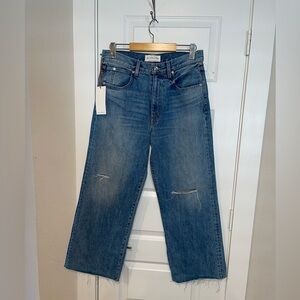 NWT SLVRLKE wide leg grace crop jeans